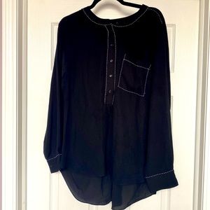 Lane Bryant Black and White Tunic 18/20